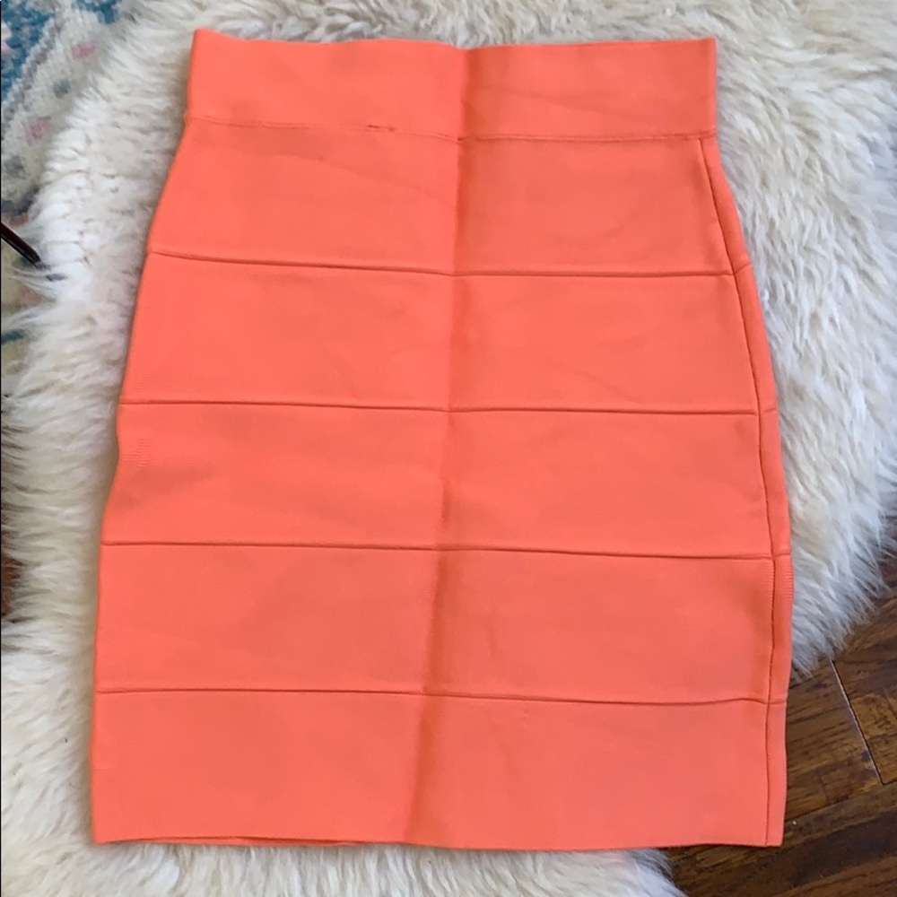 Orange BCBG Miniskirt size can